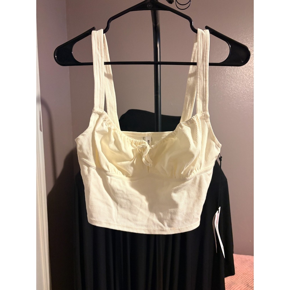 RVCA Cream Sadi Tank Top Sz M (10)